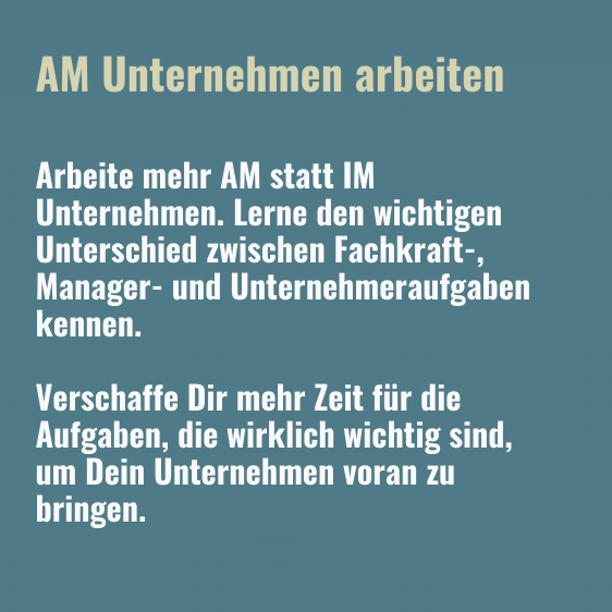 Am Unternehmen arbeiten Text